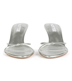 Dana Silver Nappa Metallic