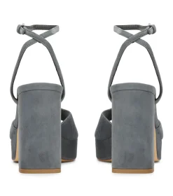 Freya Steel Suede