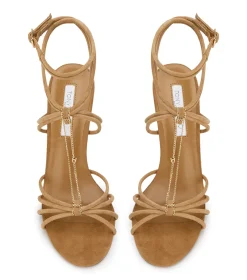 Lonnie Taupe Suede
