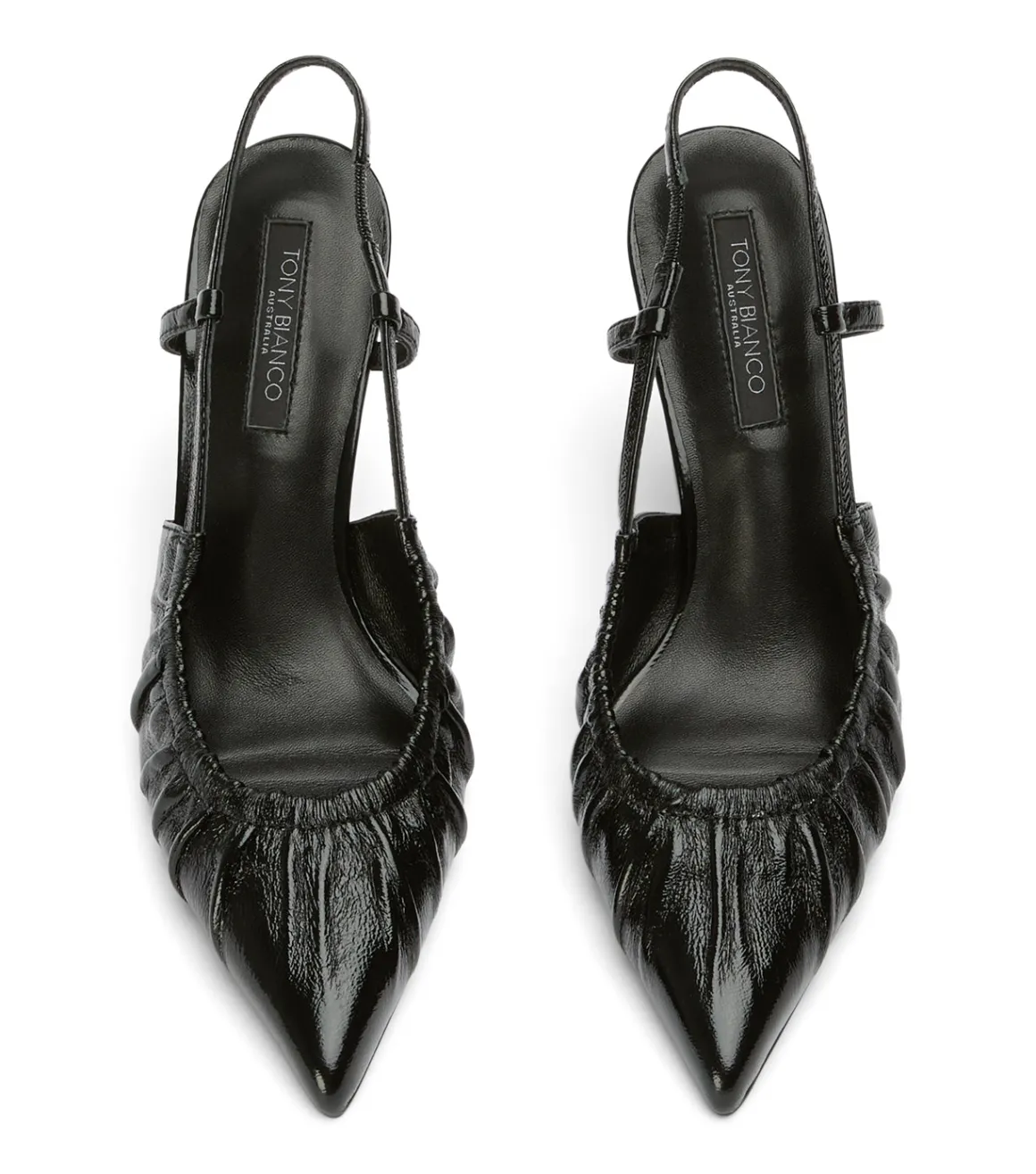 Presh Black Nappa Patent