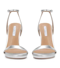 Skye Silver Nappa Metallic