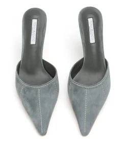 Sophie Steel Suede