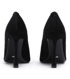 Swish Black Suede