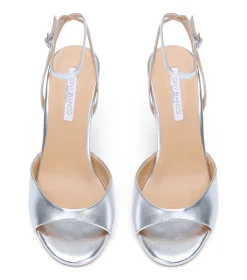 Violet Silver Nappa Metallic